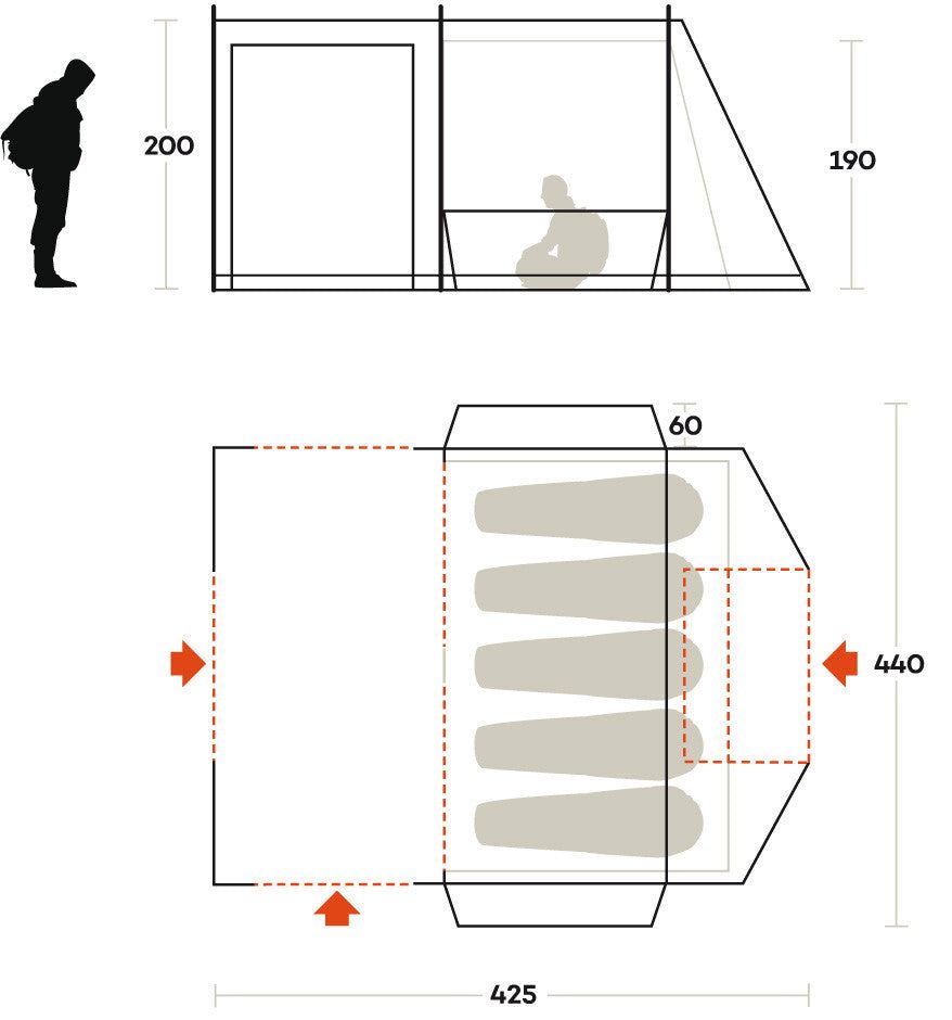 Modem router WiFi Tenda Join 5 bianco con antenne esterne