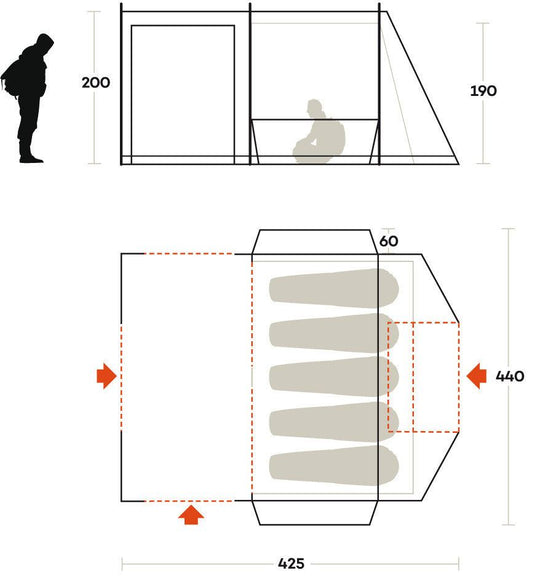 Modem router WiFi Tenda Join 5 bianco con antenne esterne