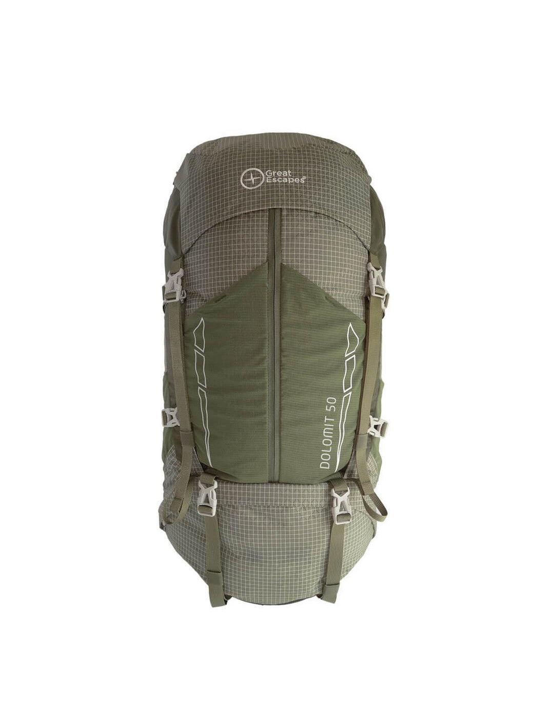 Dolomit 50 trekking backpack in Forest Night color with 50-liter capacity for multi-day outdoor adventures