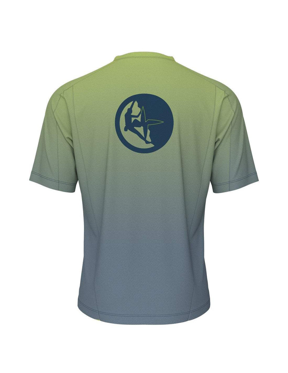 Maglietta tecnica da uomo Dru Man t-shirt lime green per attività outdoor e sport