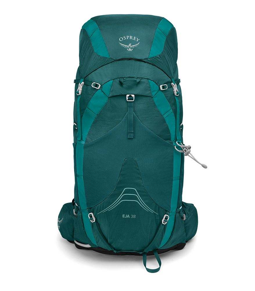 Lightweight and durable Eja 38 hiking backpack with adjustable AirSpeed suspension and multiple pockets.