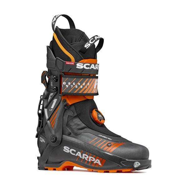 F1 LT Carbon alpine touring boot with attacchi TLT compatibility and lightweight design for expert ski mountaineers