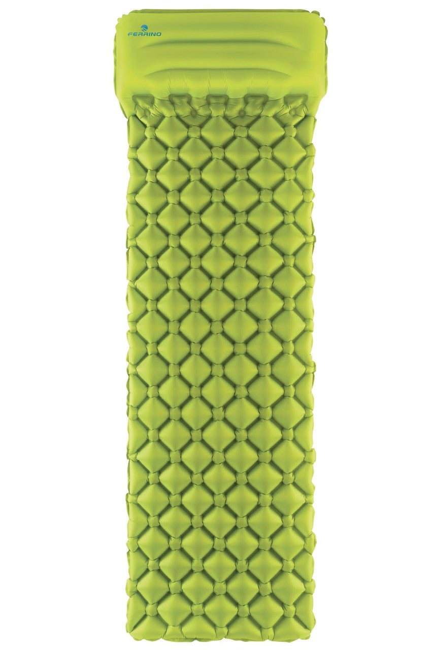 Materassino Gonf. Air-Lite leggero in nylon con cuscino e pompa inclusa