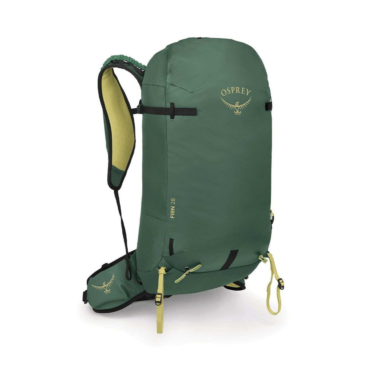 Zaino Firn 28 per lo sci alpinismo leggero e funzionale con tasche e supporti antineve