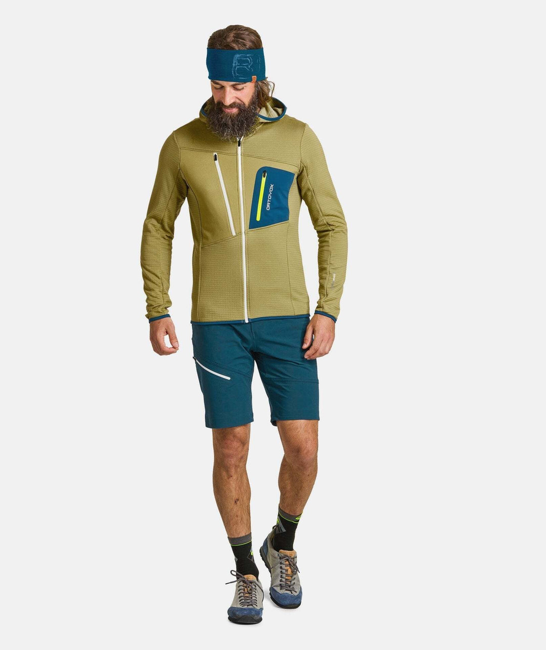 Fleece Grid Hoody M - Bshop