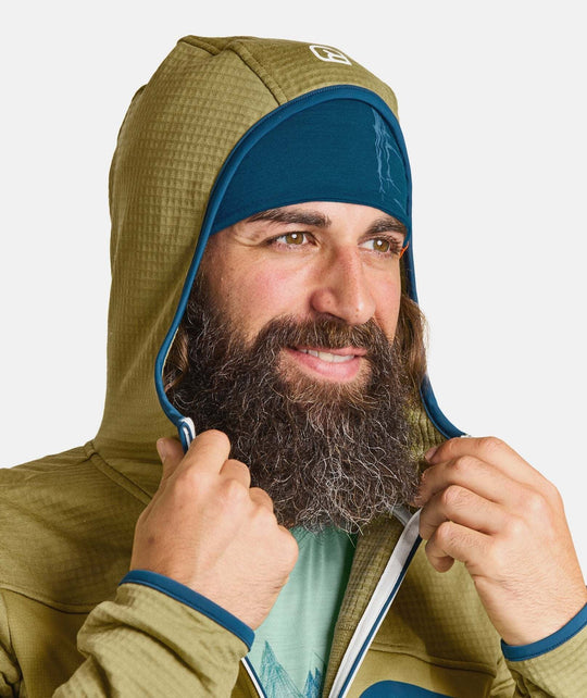 Fleece Grid Hoody M - Bshop
