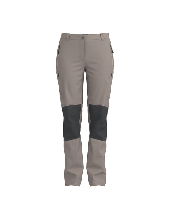 Glory Lady 2-in-1 women's technical pants versatile for trekking and outdoor activities with removable legs converting into shorts.