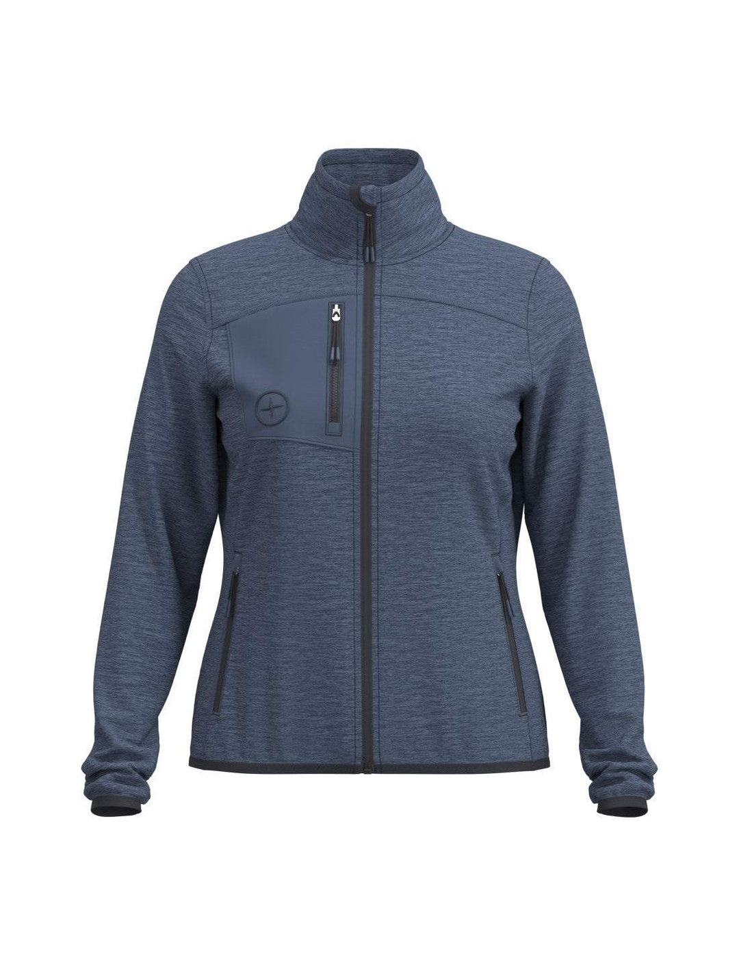 Felpa Henry Lady in pile leggero da donna con zip frontale per attività outdoor e uso quotidiano