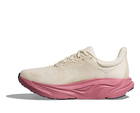HOKA Arahi 8 donna Alabaster/Lingonberry, vista laterale interna