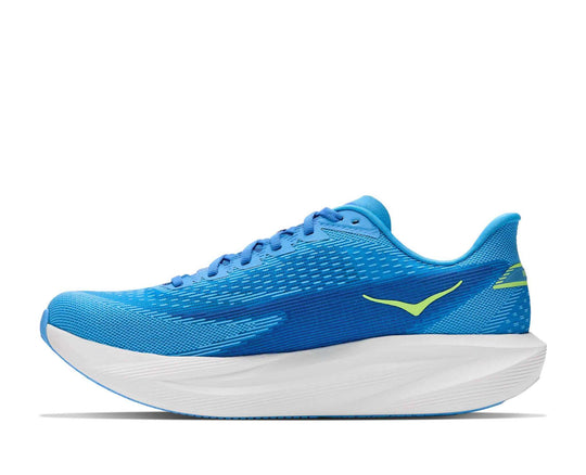 HOKA Mach 7 uomo Virtual Blue/Soft Cobalt, vista laterale interna