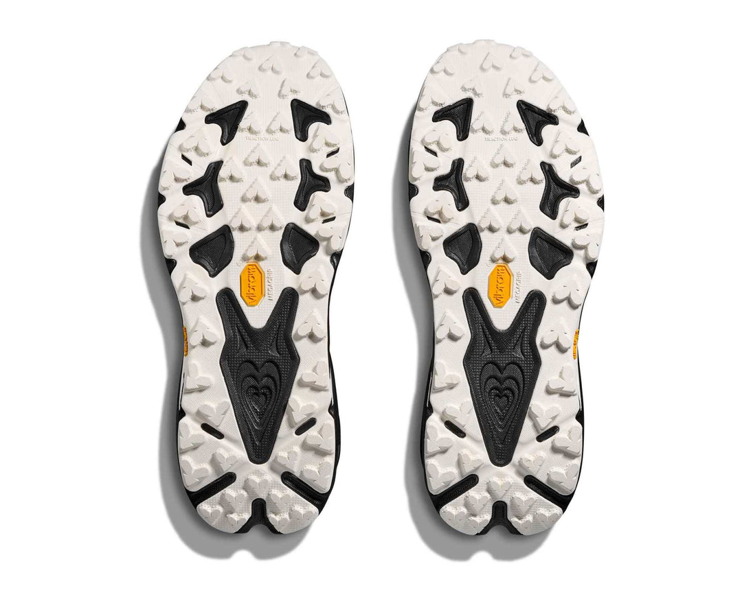 HOKA Speedgoat 7 donna Black/White, battistrada della coppia