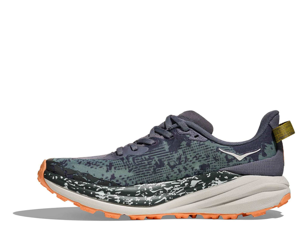 HOKA Speedgoat 6 donna Grey Skies/Cosmic Grey, vista laterale interna