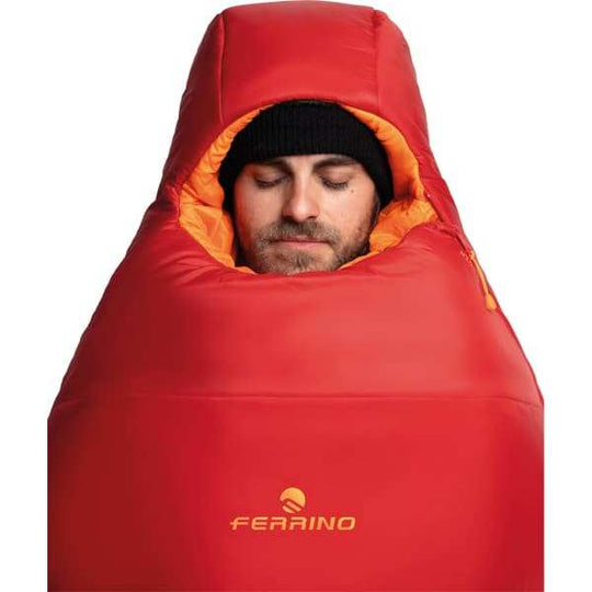 Sacco Nightec -5° C high-performance recycled sleeping bag for alpine trekking with thermal insulation and compact compression sack