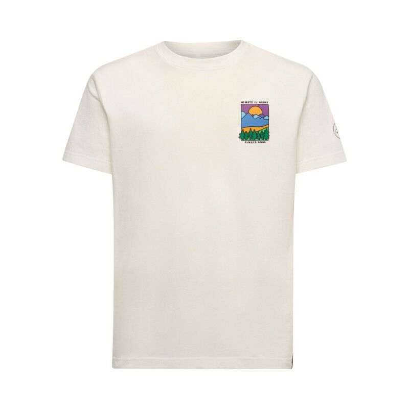 Men's Always Climbing M cotton t-shirt with climbing graphic and regular fit for outdoor and casual wear