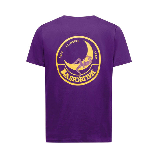 T-Shirt in cotone organico con stampa iconica Climbing On The Moon M
