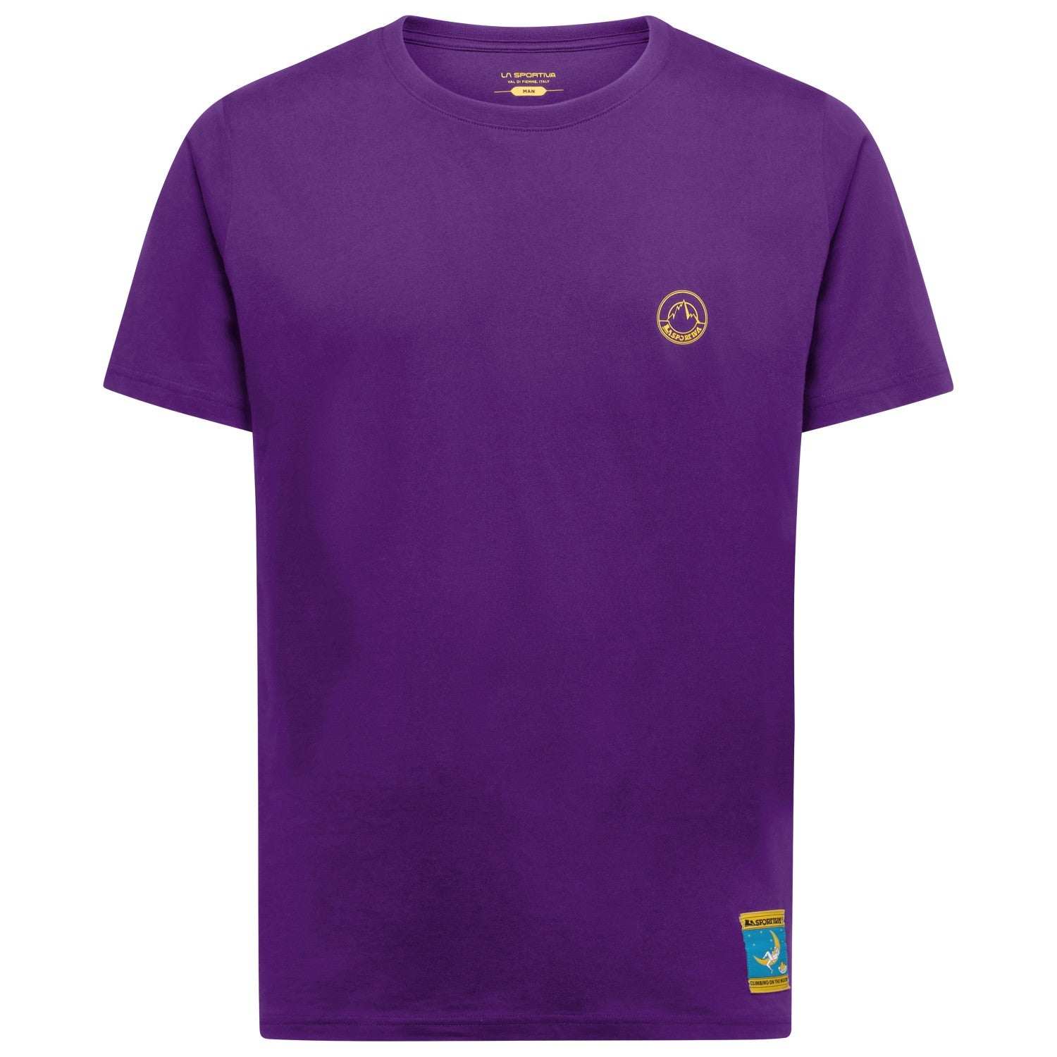 T-Shirt in cotone organico con stampa iconica Climbing On The Moon
