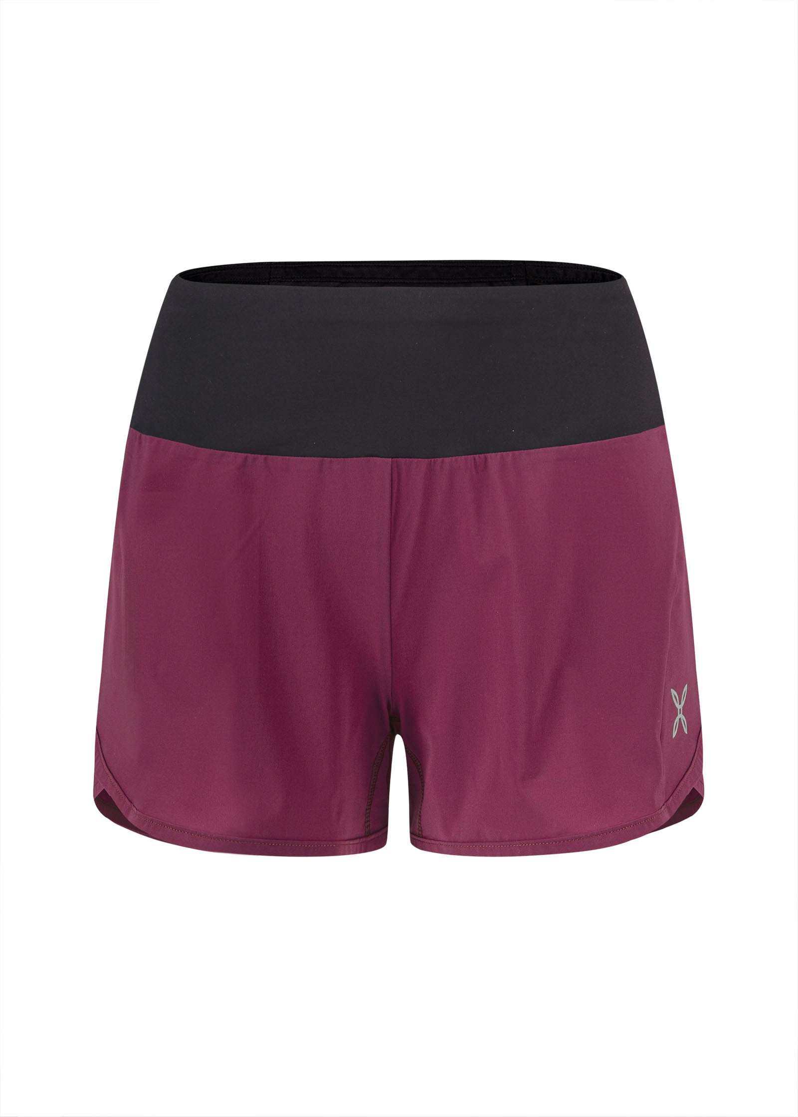 Mistery Shorts Donna nylon bi-stretch running shorts with elastic waist and zip pocket