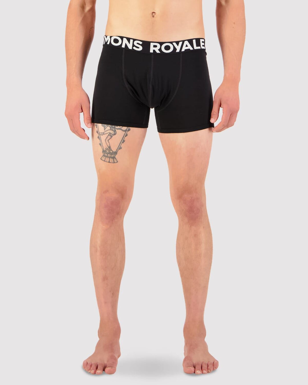 Hold 'em Shorty Merino Boxer - Black | Men's Underwear - 1