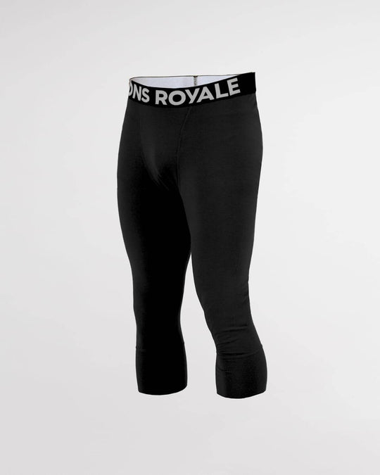 Cascade Merino Base Layer 3/4 Legging - Black | Men&