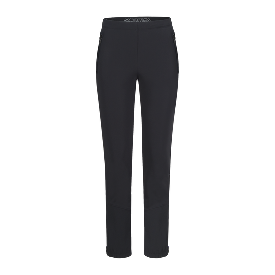 Montura Poison Pants Woman Black, vista frontale con zip nere