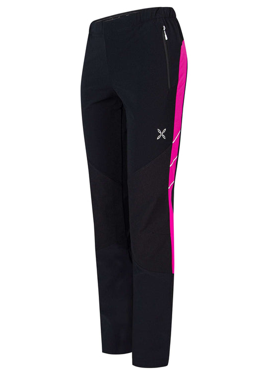 Mountain Fast Pants Woman - Nero/Intense Violet - Blogside