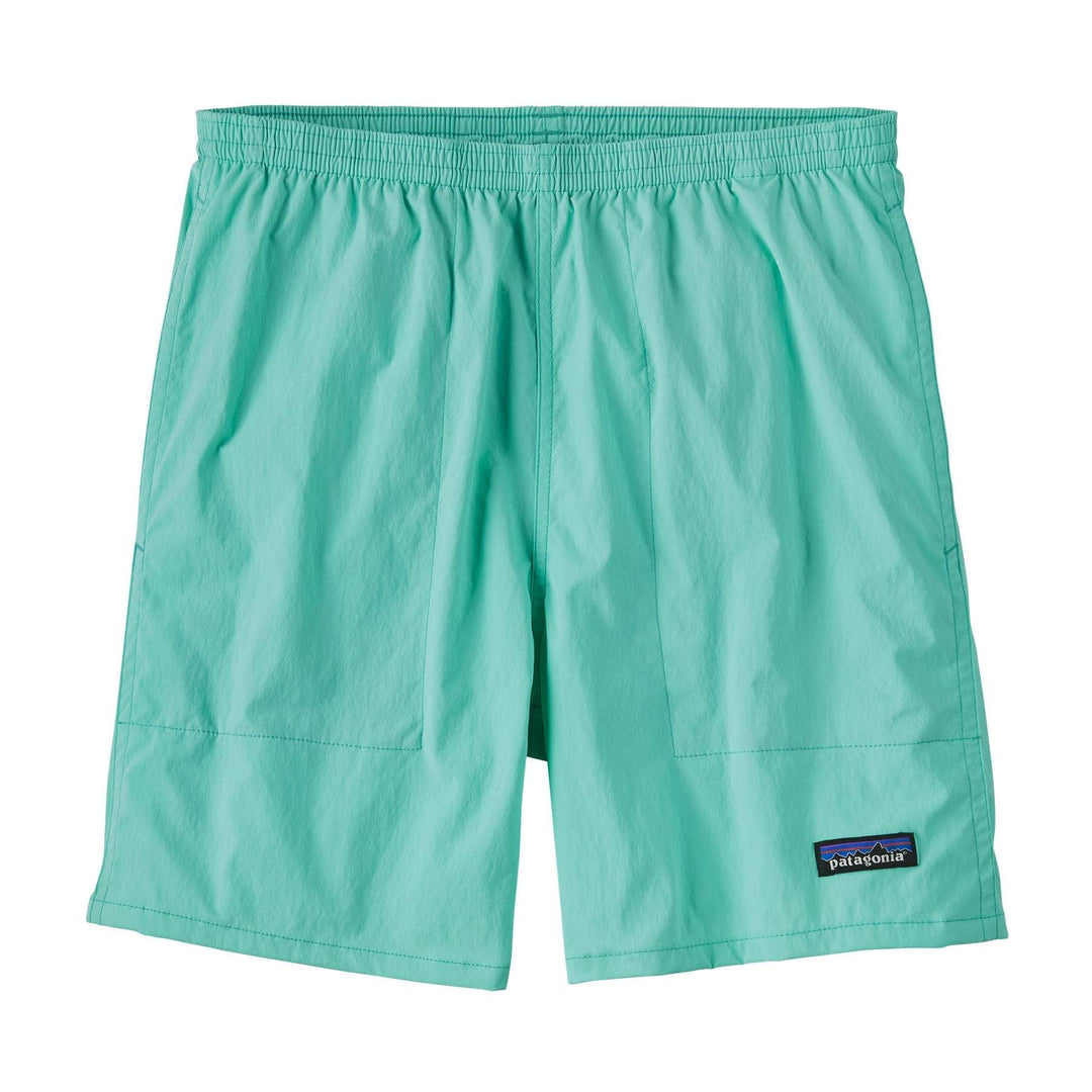 Multifunctional mint green Baggies Lights shorts, made from recycled nylon and elastane, quick-dry fabric, adjustable waistband, 6.5-inch inseam.