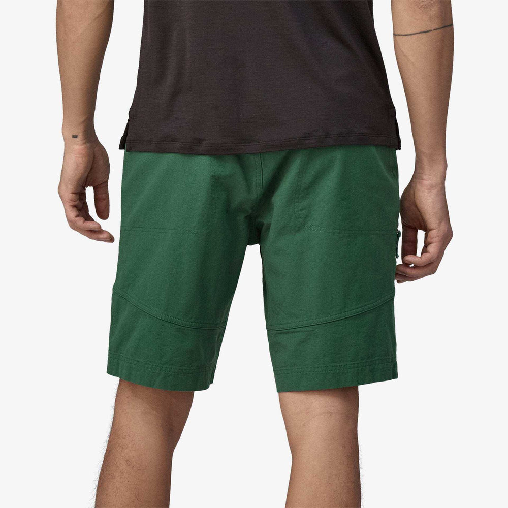 Short Venga Rock pour hommes en coton certifié biologique régénératif avec coutures issues du commerce équitable, conçu pour le confort et la durabilité de l'escalade