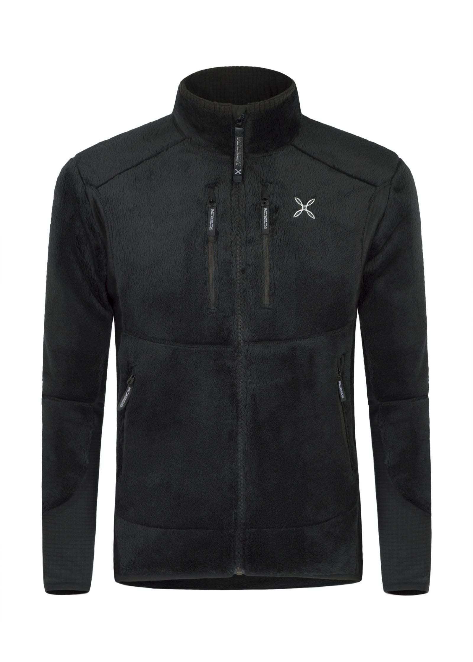 Giacca uomo Nordic fleece jacket in Polartec Thermal Pro polyester with stretch fabric contrast and zip pockets for outdoor activities