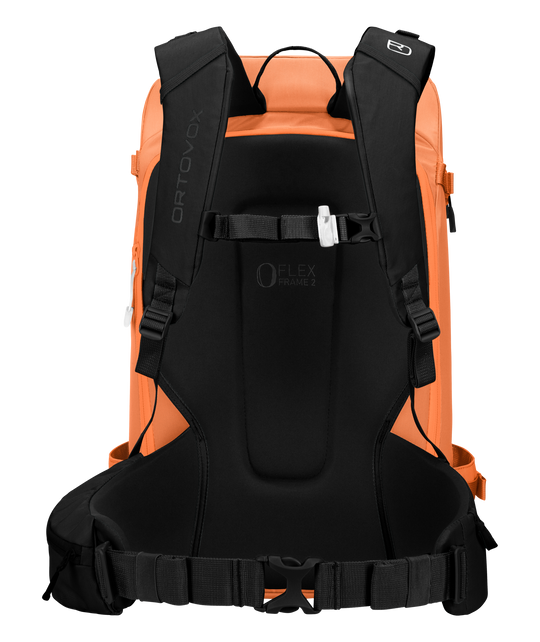 Ortovox Haute Route 30 S Faded Tangerine, schienale e spallacci