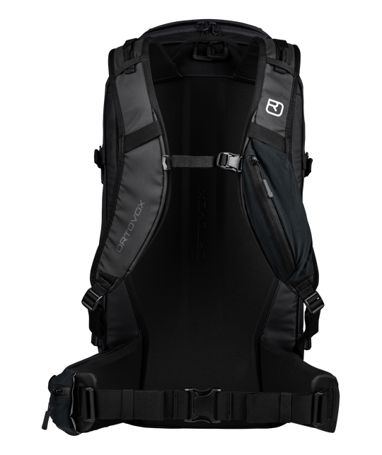 Ortovox Venet Tour 28 S Black Raven, schienale e spallacci