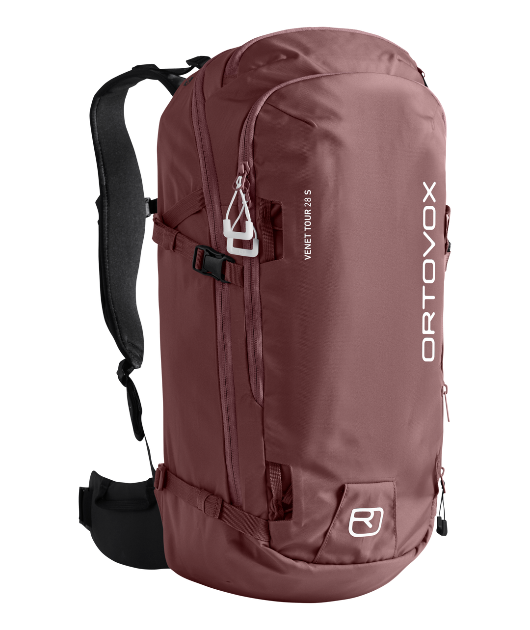 Ortovox Venet Tour 28 S Dusk Rose, vista frontale a tre quarti