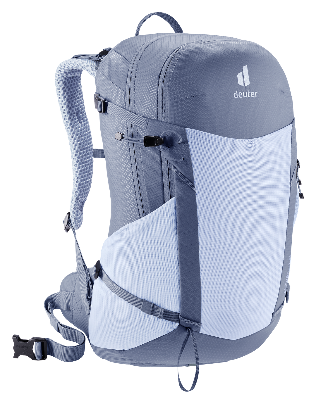 Deuter Futura 21 SL Polar/Bluejay, frontale tre quarti opposto