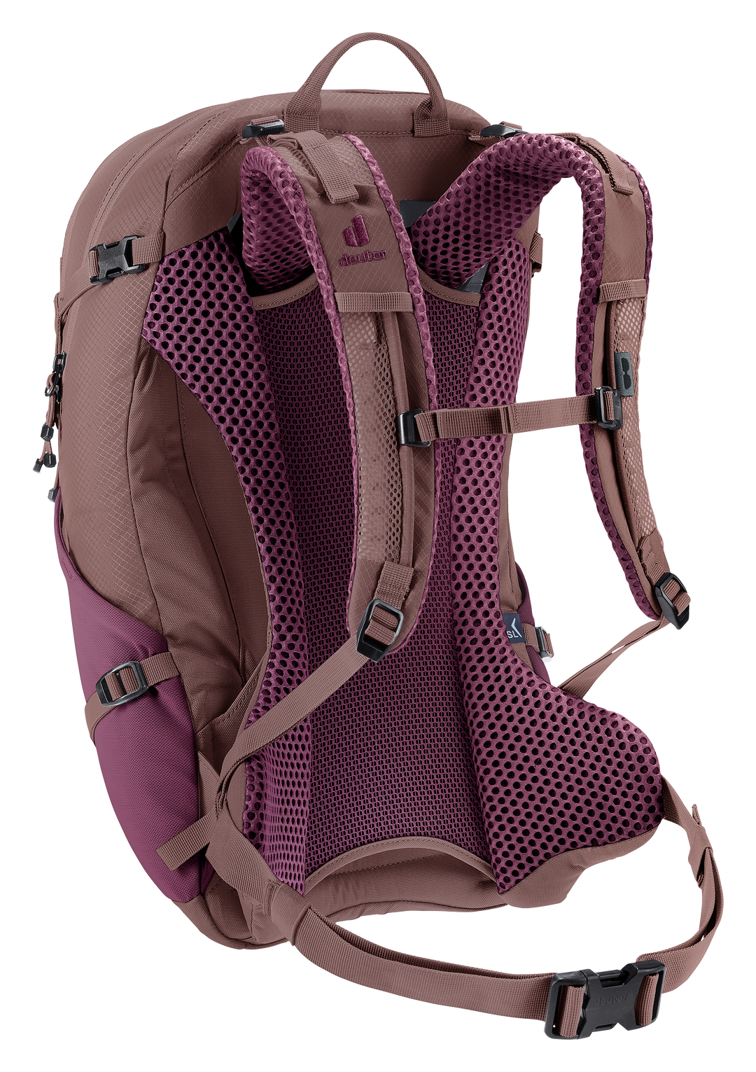 Deuter Futura 21 SL Cassis/Ashrose, posteriore tre quarti