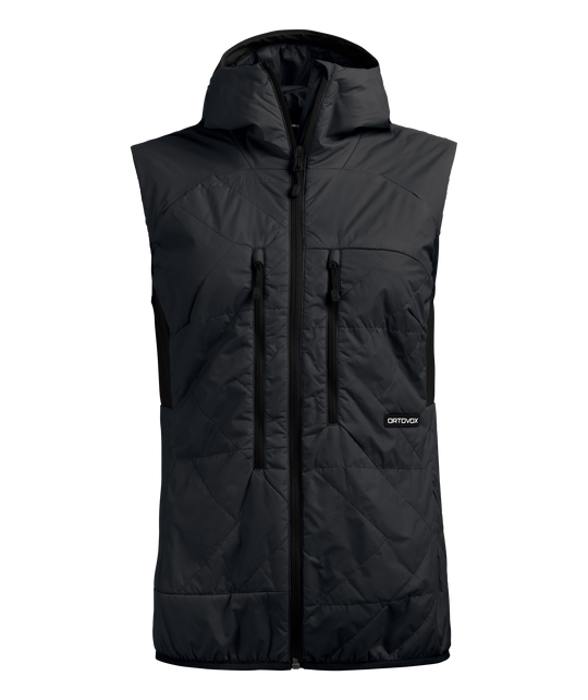 Ortovox Venet Swisswool 60 Vest W - Black Raven, vista frontale
