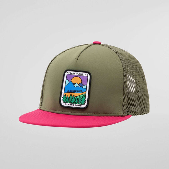 Always Climbing Hat in soft fabric with sporty design and logo for climbing and outdoor activities
