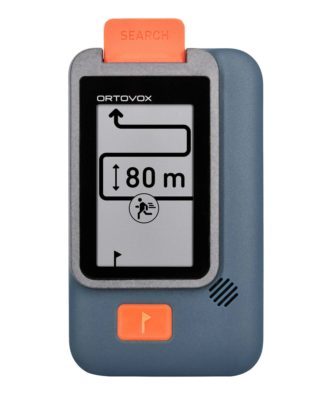 Ortovox Focus Voice Safety Blue, vista frontale