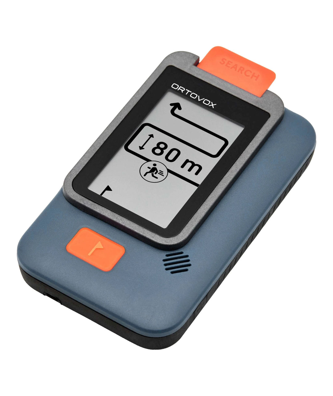 Ortovox Focus Voice Safety Blue, vista inclinata