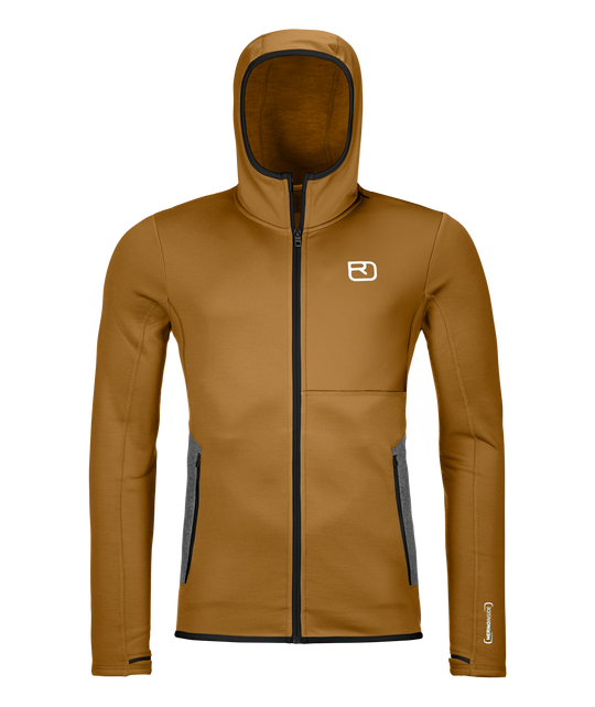 Ortovox Fleece Hoody M Dark Cumin - fronte