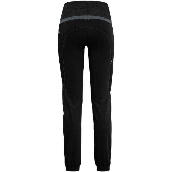Pant Exit Light trekking pants with side thigh pockets, elastic waistband, and reflective logos