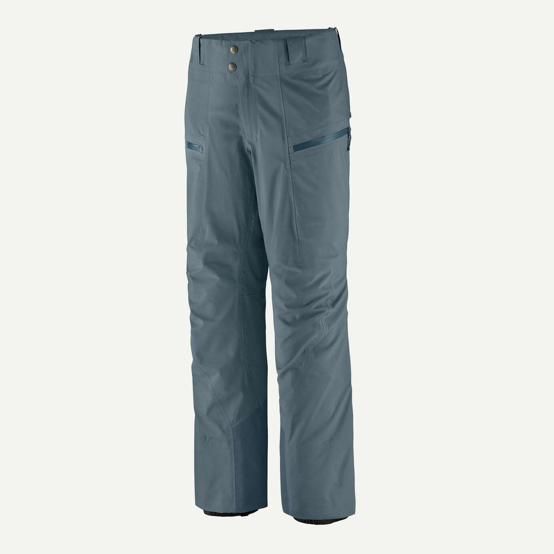 Patagonia Stormstride Pants da uomo Summit Blue: pantaloni blu, vista frontale