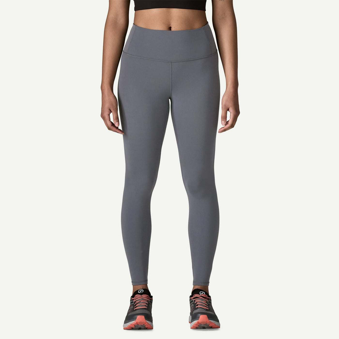 Patagonia Maipo 7/8 Tights donna Smolder Blue, indossato vista frontale