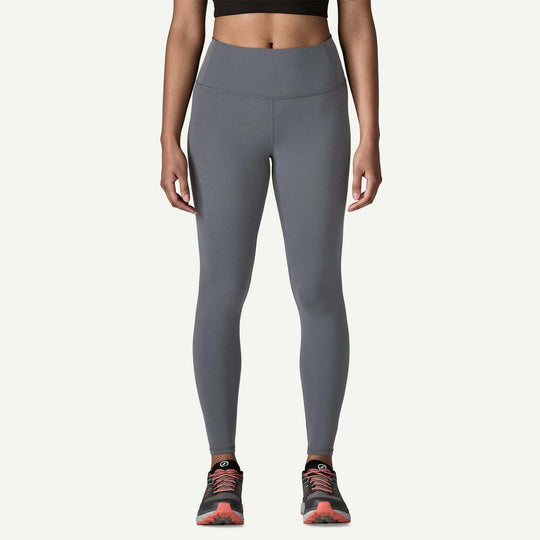 Patagonia Maipo 7/8 Tights donna Smolder Blue, indossato vista frontale