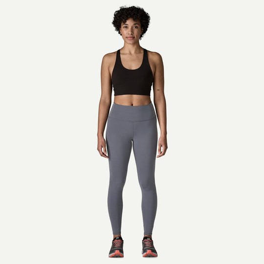 Patagonia Maipo 7/8 Tights donna Smolder Blue, indossato figura intera