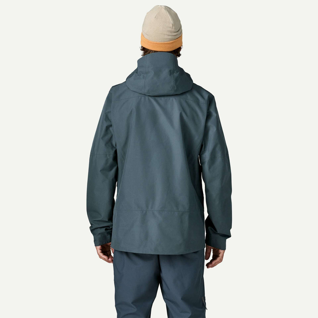 Patagonia Storm Shift Jacket Summit Blue: indossata, vista posteriore