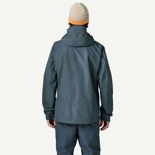 Patagonia Storm Shift Jacket Summit Blue: indossata, vista posteriore