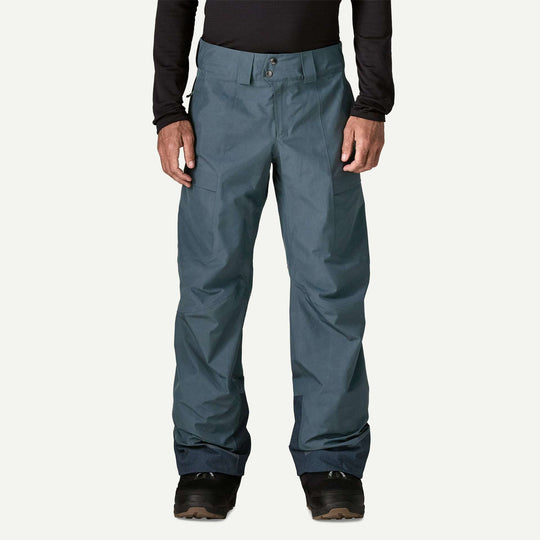 Patagonia Storm Shift Pants Summit Blue: indossati, vista frontale