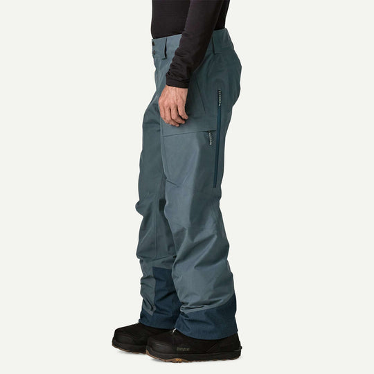 Patagonia Storm Shift Pants Summit Blue: indossati, vista laterale