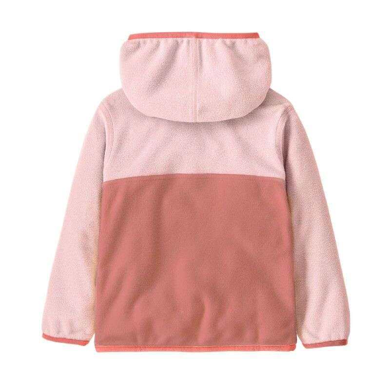 Giacca K's Micro D Snap-T in pile morbido 100% poliestere riciclato con zip integrale e cappuccio