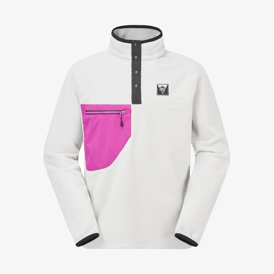 Picture Arcca M 1/4 Fleece Vapor Grey – fronte su fondo neutro
