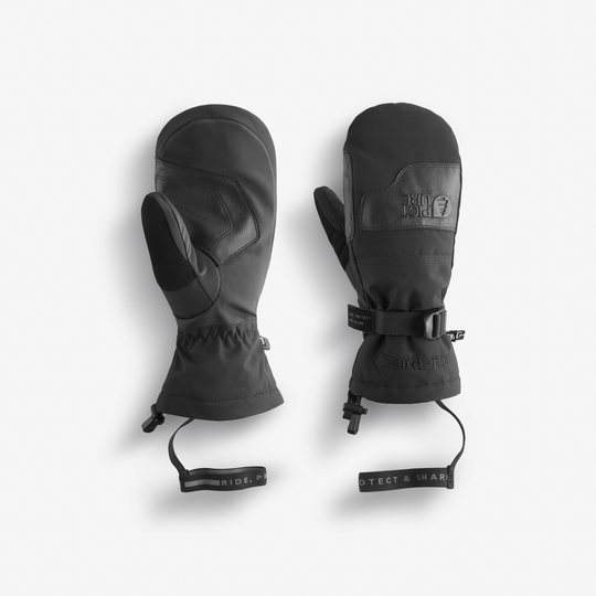 Picture Grabey GTX W Mitts Black – coppia, dorso e palmo